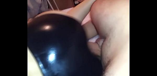  Me fucking my wife&039;s big ass in latex pants at home